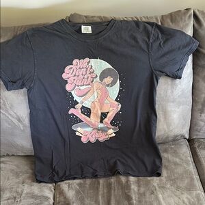 Black Kirby T-Shirt with we don’t funk